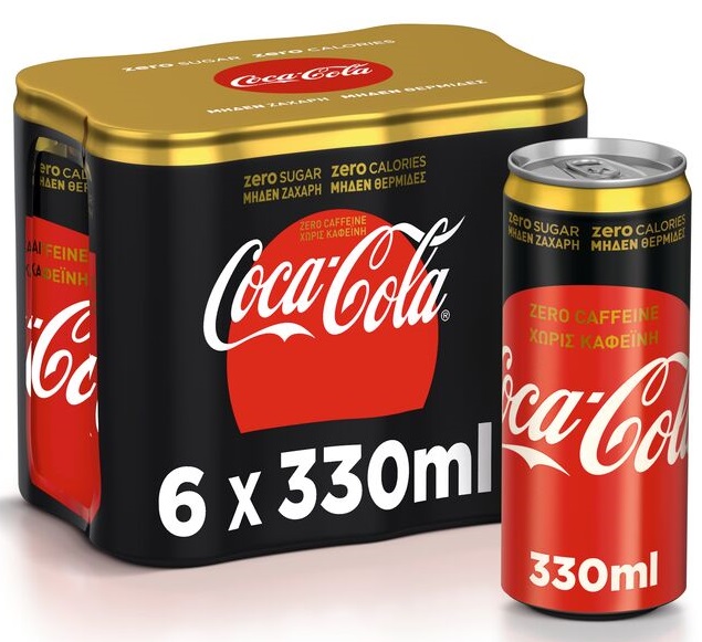 COCA COLA ZERO CAFE 24X330ML Cava365.gr