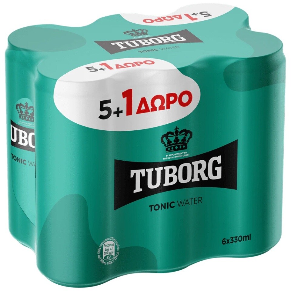 TUBORG TONIC 24X330ML 5+1 Cava365.gr