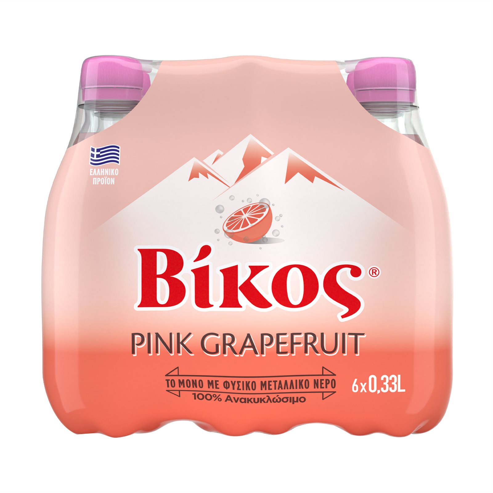 ΒΙΚΟΣ PINK GRAPEFRUIT 6Χ330ML Cava365.gr