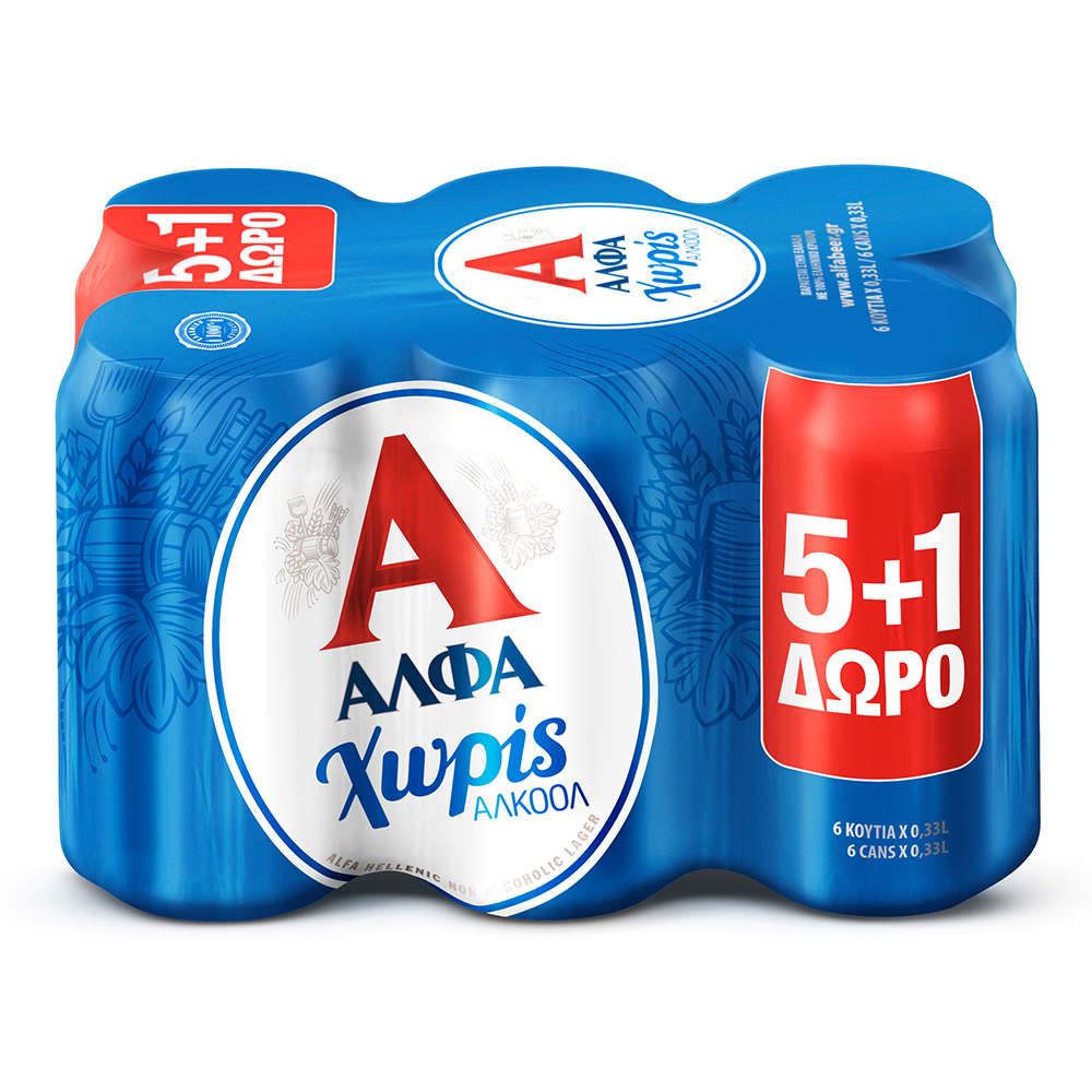 ΑΛΦΑ ΑΝΕΥ ΚΟΥΤΙ 24Χ330 ML promo Cava365.gr