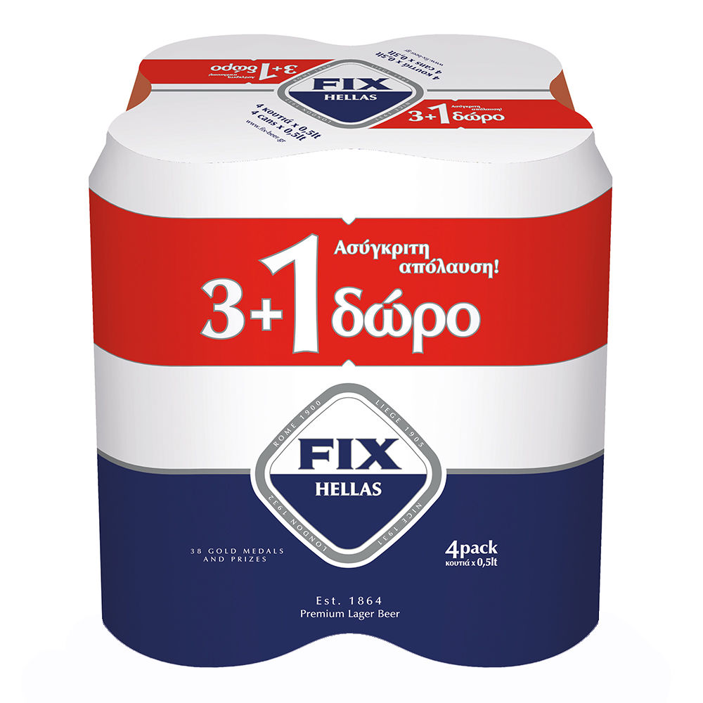 FIX HELLAS ΚΟΥΤΙ 24/500ML 3+1 Cava365.gr