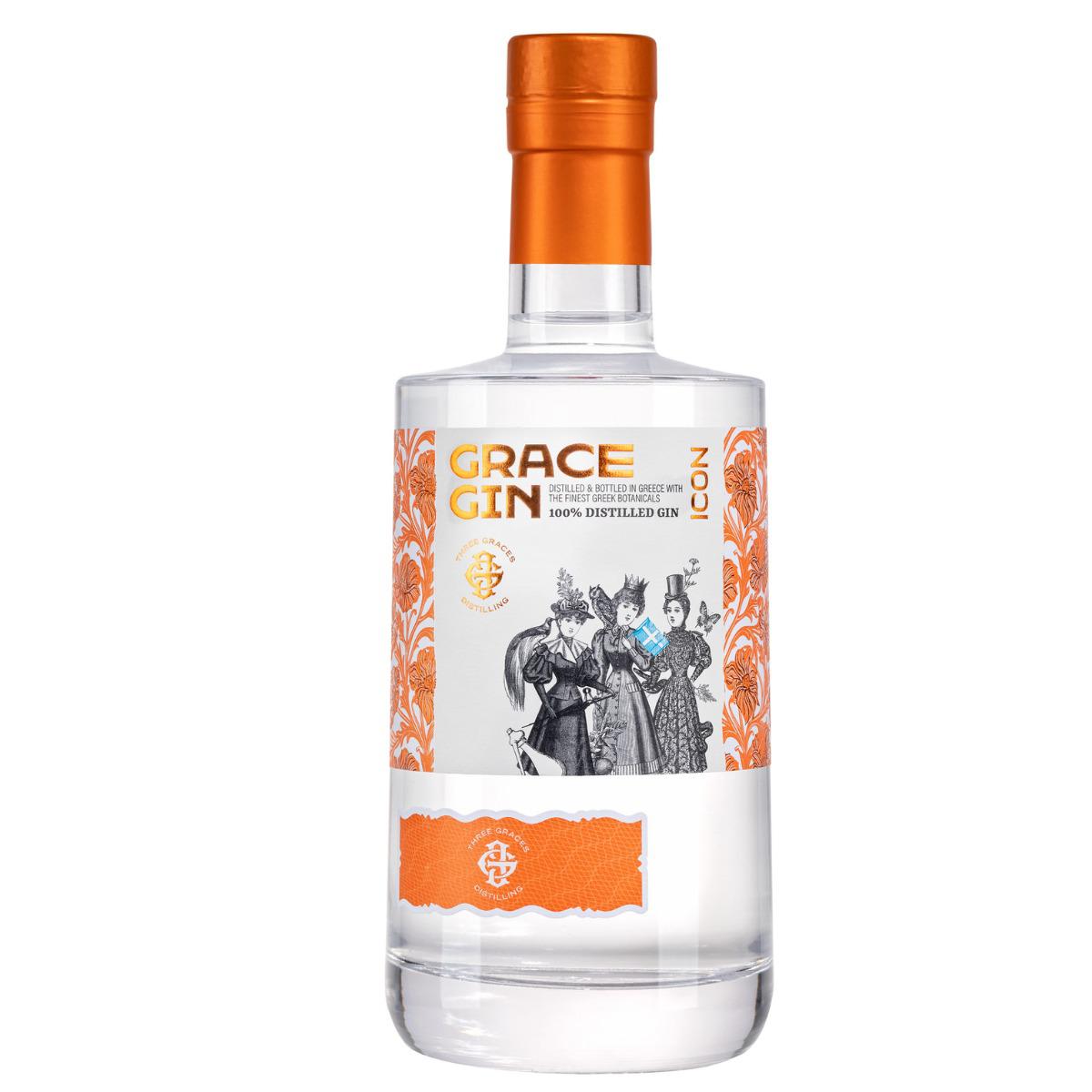 GRACE GIN ICON BY THREE GRACES DISTILLING 700ML 43.5% Cava365.gr